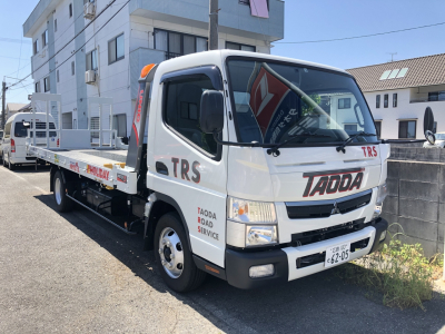 広島県タオダ自動車工業のサービスカー