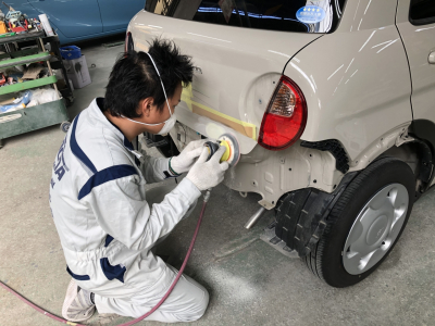 広島県タオダ自動車工業のキズヘコミ修理